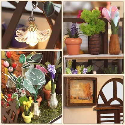 DIY Miniature House Kit, Mini House Building kit for Adults, Garden - Image 3