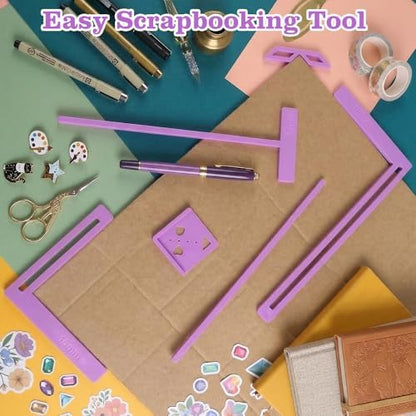 6 Pcs Book Binding Kits - Bookbinding Easy Scrapbooking Tool for Starter - Image 3