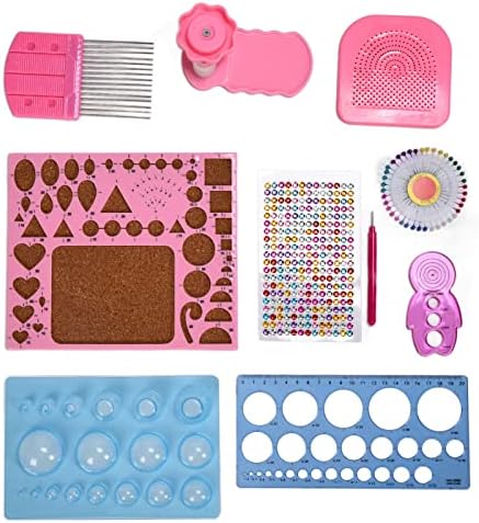Adfaga Professional Paper Quilling Kits Complete Set with 1260 Colorful Strips Quilling Tools Accessories for Adults Beginners DIY Craft Projects Handmade Gift Idea - Image 6