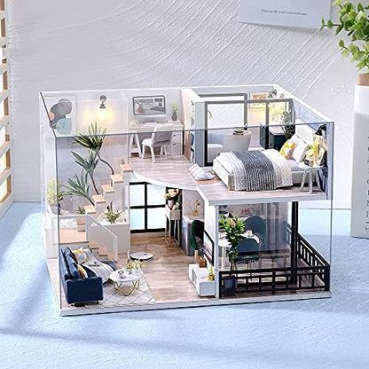 DIY Miniature Dollhouse Kit with Furniture Plus Dust Proof & Music Movement - Image 2