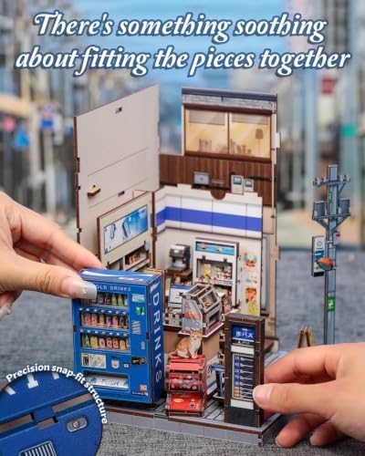 Japan Book Nook Kit, DIY Miniature House, Convenience Store - Image 3