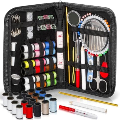 142-Piece Travel Sewing Kit for Adults & Kids, Small Needle & Thread Kit by ARTIKA