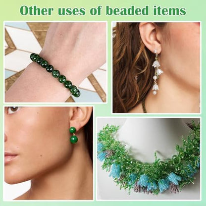 Fesorsi Beaded Plant Kit, Green Beads for Beaded Plants - Image 5
