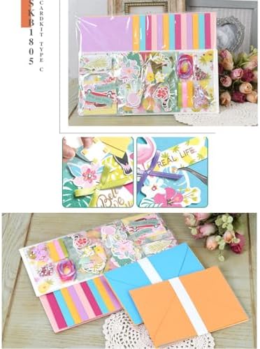 Huralona Greeting Card Making Supplies Envelope Kit Gift Anniversary Craft - Image 4