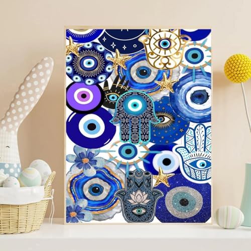 Diamond Art Kits for Adults, Evil Eye Diamond Art Painting Kits for Adults - Image 3