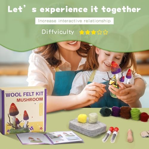 Yizzvb Needle Felting Kit, Beginners Wool Felt Kits Felting Supplies - Image 6