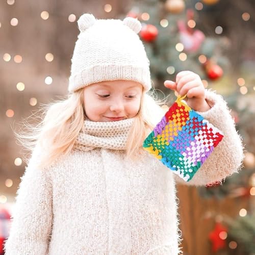 REENLIV 504 PCS Weaving Loom Loops Refill for 6-12 Inch Potholder Loom kit Toys, Elastic DIY Arts and Crafts Loops Supplies for Kids Beginners, Perfect Christmas & Birthday Gifts for 5-13 Year Girls. - Image 6