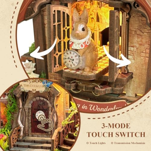 Book Nook Kit DIY Miniature House 3D Wooden Puzzle - Dreamy Cottage - Image 3