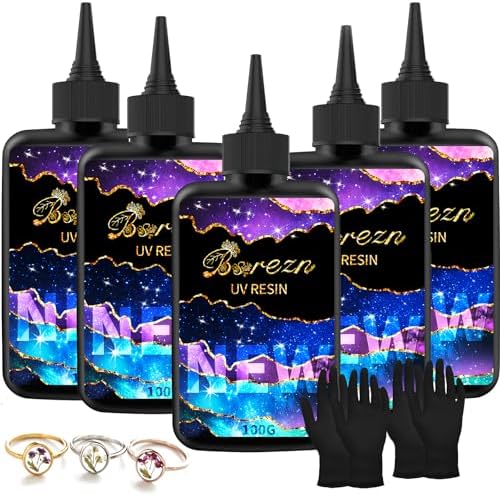 Bsrezn 500g UV Resin Hard, Clear UV Epoxy Resin Cure for Jewelry Making by Bsrezn-theBestResin