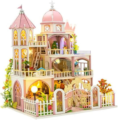 Spilay DIY Miniature House Kit for Adults, Miniature Dollhouse Building Kit by SpilayDIYDollhouseMiniature