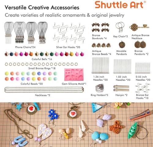 Shuttle Art 82 Colors Polymer Clay Kit, Oven Bake Clay for Kids, 19 Sculpting Tools, 16 Accessories, Non-Toxic, Non-Sticky DIY Crafts for Kids Adults - Image 4
