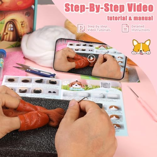 UOOU Needle Felting Kit, Wool Felting Kit with Felting Needles Supplies - Image 6