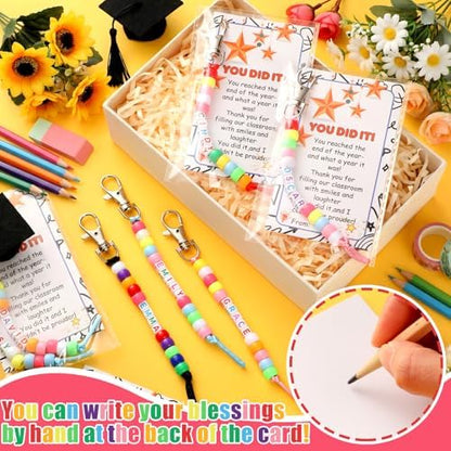 Suncalla 984 Pcs 24 Set End of Year Gift Keychain Making Kit Gift Crafts - Image 3