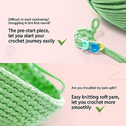CrochetBox Cow Complete Crochet Kit for Beginners, Easy Craft for Adults - Image 6
