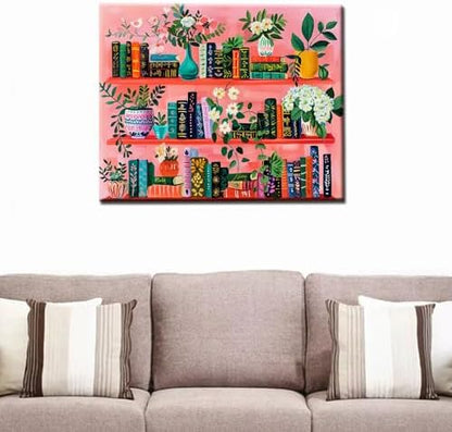 Bohemia Paint by Numbers Kits for Adult Beginners Paint by Numbers Book Theme Acrylic Paint by Numbers Kits on Canvas Paintwork Perfect for Gift Home Wall Decor DIY Framed 16x20 Inch - Image 2