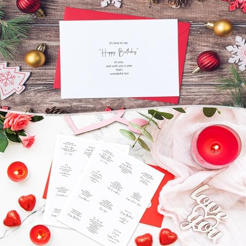 Watersay 240 Pcs Holiday Card Making Stickers, Sentiments for Card Making - Image 6