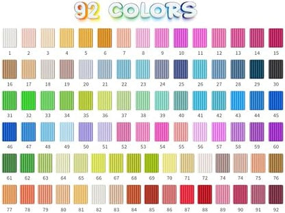 Aestd-ST Polymer Clay 92 Colors, Oven Bake Modeling Clay for Kids & Artists - Image 6