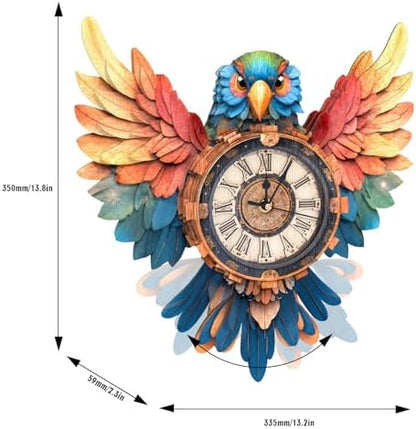 KAAYEE 3D Puzzles for Adults Parrot Clock Bird Wooden Puzzle DIY Craft - Image 3