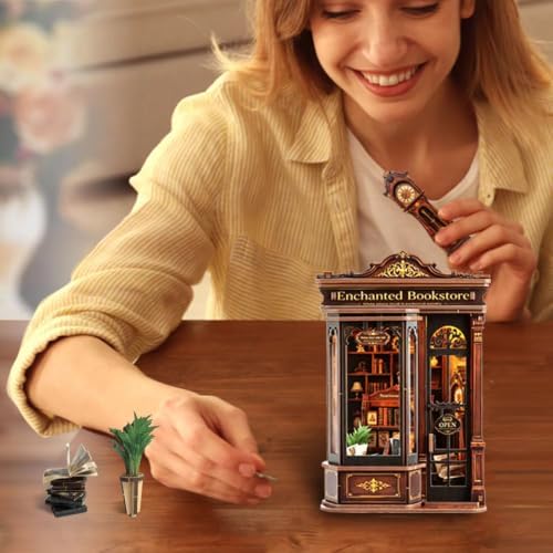 Book Nook- Book Nook Kit for Adults（Secret Realm Bookstore） - Image 5