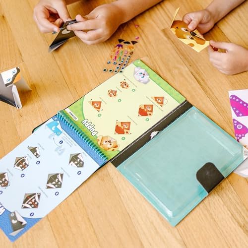 Melissa & Doug On The Go Origami Animals Craft Activity Set - 38 Stickers, 40 Origami Papers - Image 7