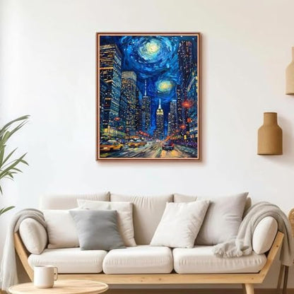 PHANTASYART City Paint by Numbers Kit for Adults 16x20inch - Image 2