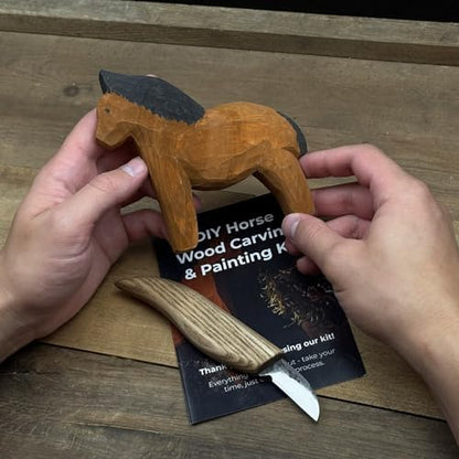 Sharky DIY Horse Wood Carving Kit for Beginners - Image 7