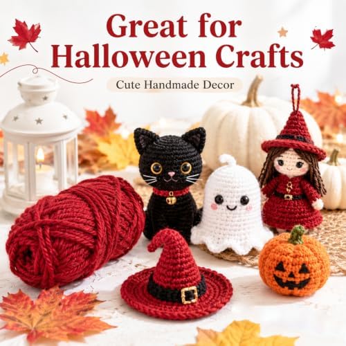 MAQIHAN Acrylic Yarn for Crocheting - Soft Knitting Yarn for Crafts, 15x20g - Image 6
