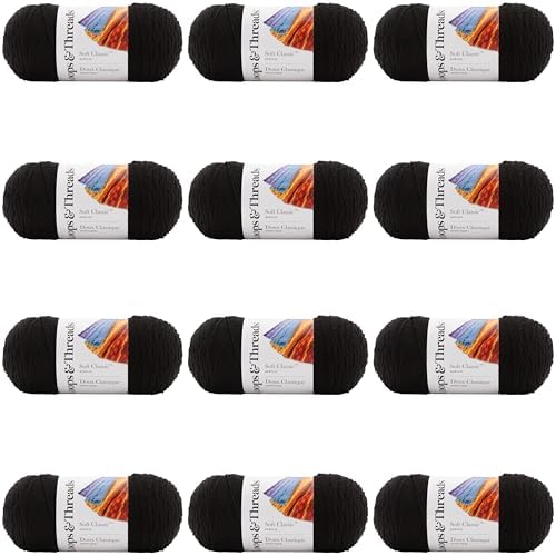 MICHAELS Bulk 12 Pack: Soft Classic™ Solid Yarn by Loops & Threads® - Image 7