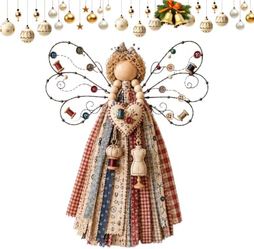 Angel Fabric Hanging DIY Kit, Macrame Angel Wall Hanging Craft Set (#02) by Unknown