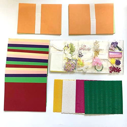 Huralona Greeting Card Making Supplies Envelope Kit Gift Anniversary Craft - Image 2