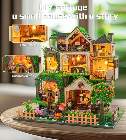 Spilay DIY Miniature House Kit for Adults, Miniature Dollhouse Kit - Image 6