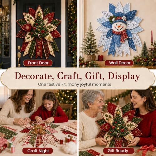 Daily Partner Quilted Christmas Door Hanging DIY Sewing Kit (3PCSA) - Image 6
