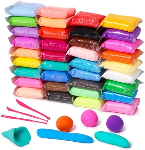 Air Dry Clay Kit, 36 Colors by Zoruiline
