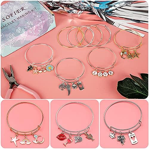 Sofier Bracelet Making Kit DIY Jewelry Supplies 542pcs for Teen Girls Women - Image 2