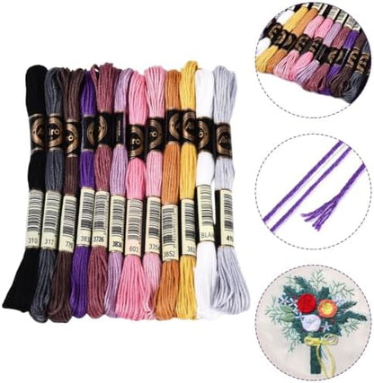 12 Skeins 105 Yards Gradient Embroidery Yarn Thread for Crafts - Image 7