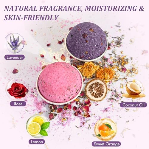 Bath Bomb Making Kit- DIY Bath Bomb Set for Kids Adults, Make Your Own Spa Kit, Shower Craft Kits with Bath Bomb Molds, Press, Spa Craft Kits, Bath Bombs Making Supplies Gifts for Girls Women - Image 3