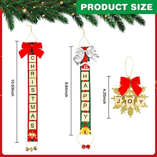 MGparty 312 Pieces Christmas Ornaments DIY Christmas Tree Ornaments Xmas Arts and Crafts Decorations Supplies for Kids Adults - Image 4