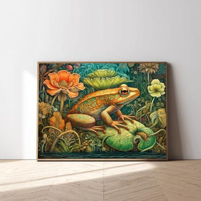 Frog Paint by Numbers Kit for Adults, 16x20 inch - Image 2