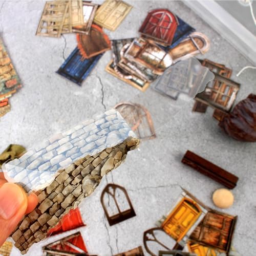 Diuhofart Vintage Scrapbooking Kit, 90 Sheets Garden Theme, Scrapbook Stickers and Decorative Papers Collage Materials, Ephemera for Junk Journal Supplies, Journaling, Crafts Arts, Scrap Booking - Image 6
