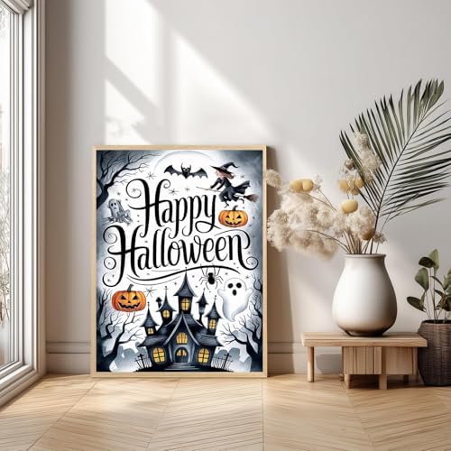 Xylogist Halloween Diamond Art Kits for Adults, 5D Diamond Painting - Image 2