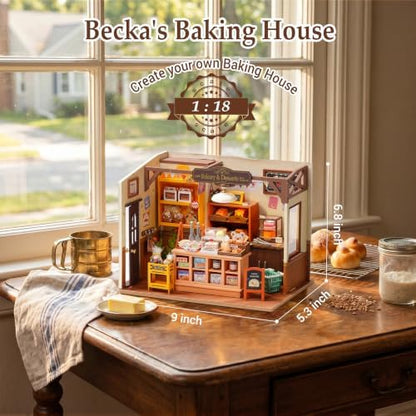 Rolife Bakery Shop DIY Miniature Dollhouse Kit Creative Gift for Adults - Image 2