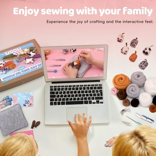 UOOU Felting Kit, Needle Felting Kits for Beginners Adult, Wool Felting Kit - Image 4