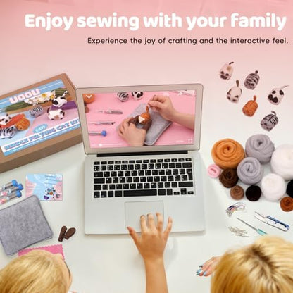 UOOU Felting Kit, Needle Felting Kits for Beginners Adult, Wool Felting Kit - Image 4