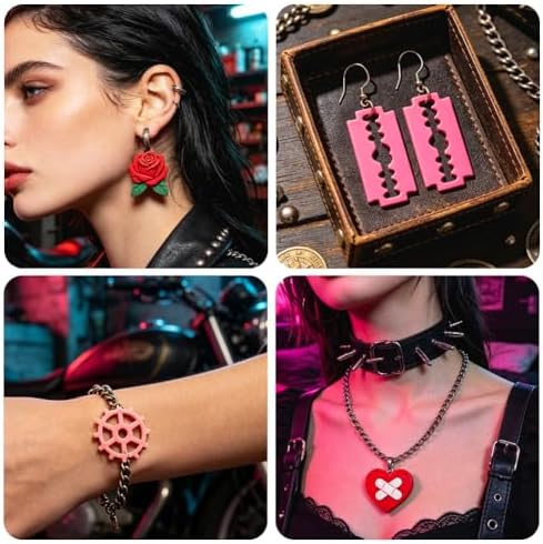 ORIGACH 15 Pcs Punk Rock & Street Style Polymer Clay Cutters Set - Image 6