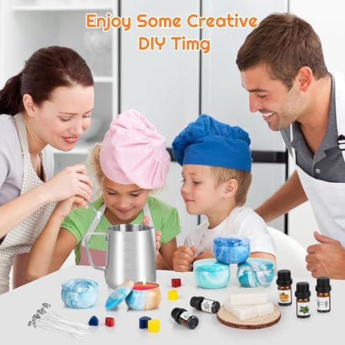 OFUN Candle Making Kit for Adults, DIY Candle Making Supplies for Beginner, Christmas DIY Gifts, Candle Making Kits for Adults - Includes Beeswax, Essential Oils, Dyes, and More, Crafts for Adult - Image 6