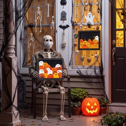 Weysat 4 Pcs Large Wood Halloween Frames - Image 7