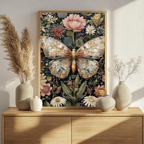Butterfly Paint by Numbers Kit for Adults, 16x20 inch - Image 2