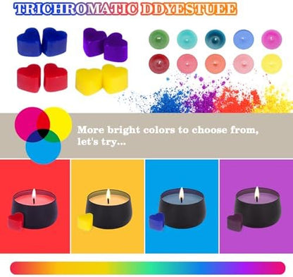 Candle Making Kit for Adults - DIY Scented Candles Making Supplies with Soy Wax,Wax Melter, Essential Oils, Color Dyes, Wicks Sticker, Candle Tins - Full Candle Making Set - Perfect Home Decoration - Image 2