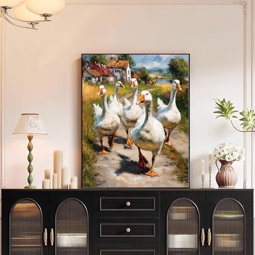 XTCIXAL Paint by Numbers Kit for Adults, Duck, 16X20 Inch - Image 3