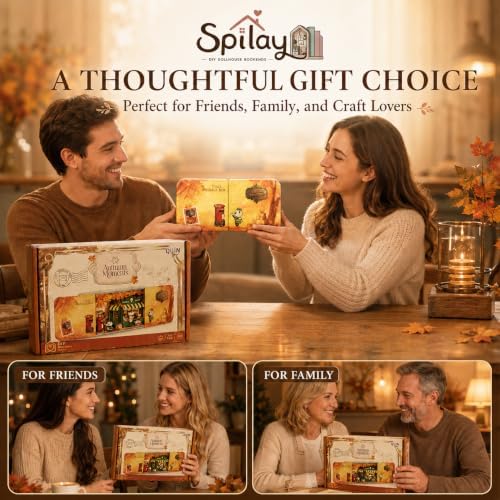 Spilay DIY Miniature House Kit for Adults, Miniature Dollhouse Kit - Image 6